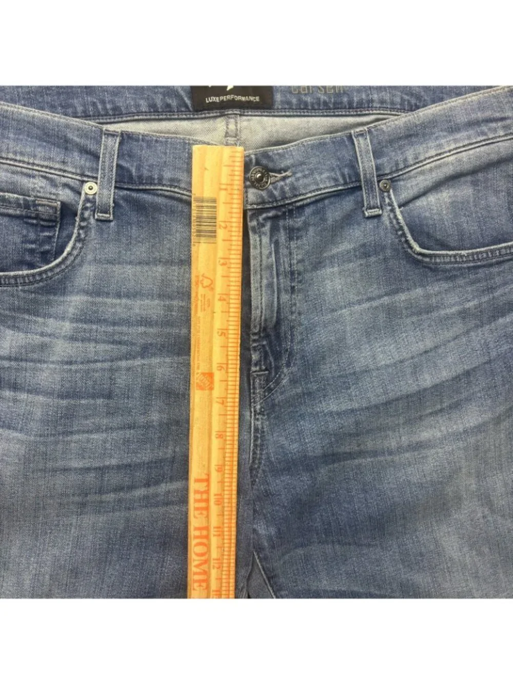 7 For All Mankind Carsen Luxe Performance Jeans Light Wash Men’s Size 38